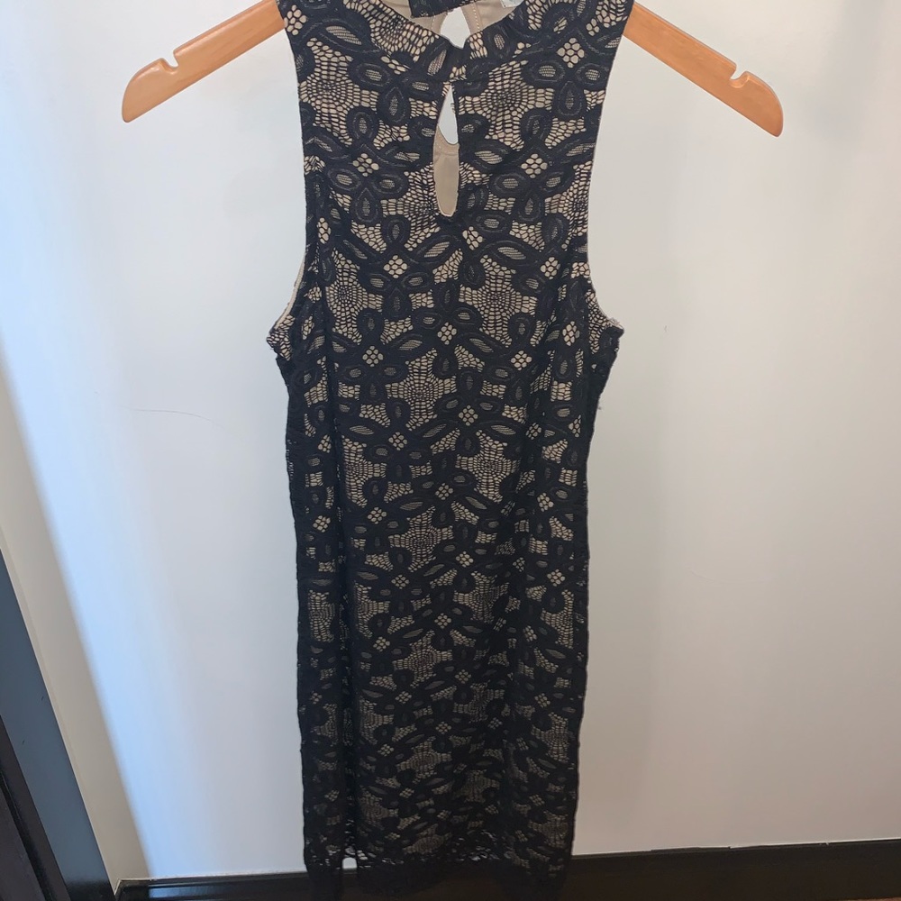 Never worn Nordstrom Sleeveless Black Lace Dress